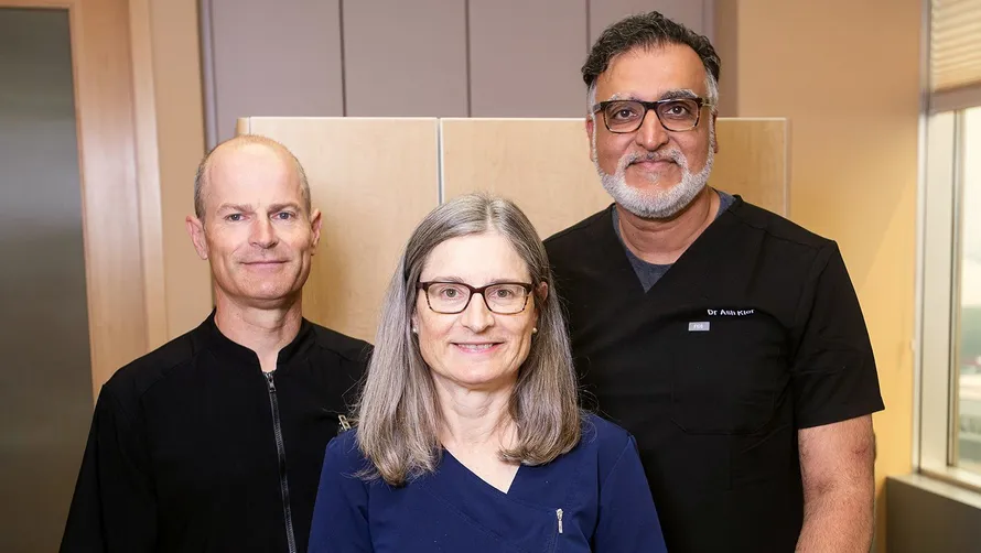 Dr. John Armstrong, Dr. Margaret Sutherland, & Dr. Ash Kler Dentists of BlueBird Dental Kamloops