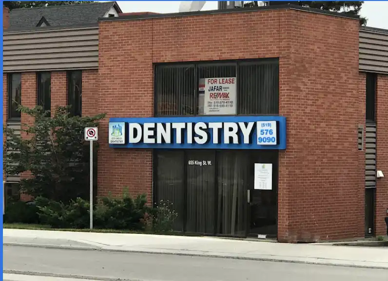 Outside view of City Smiles Dentistry in Kitchener