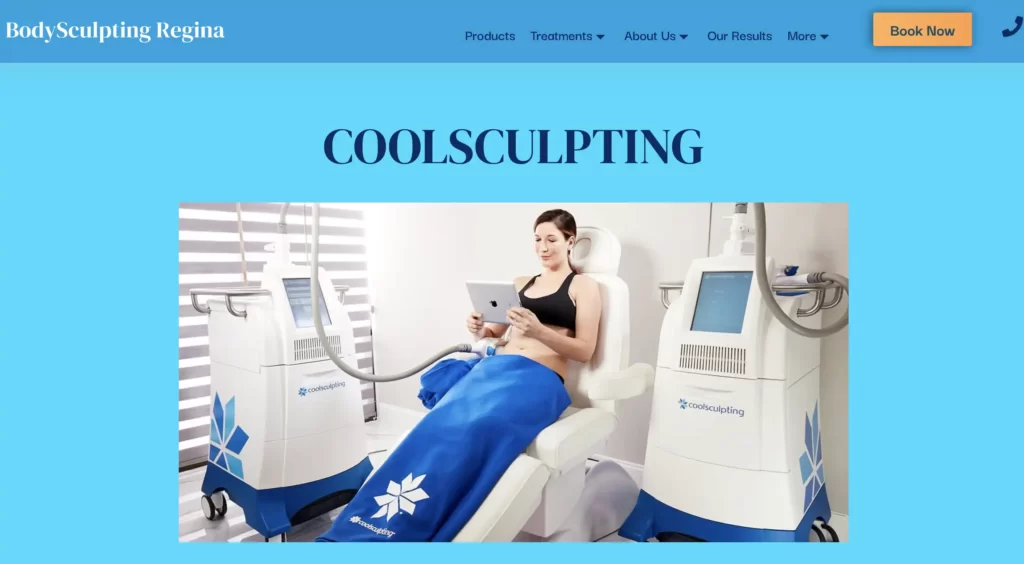 Illustration of CoolSculpting at Bodysculpting in Regina