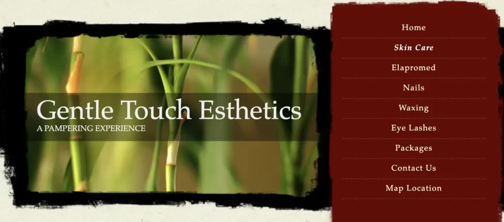 Website overview of Gentle Touch Esthetics and Dermatology
