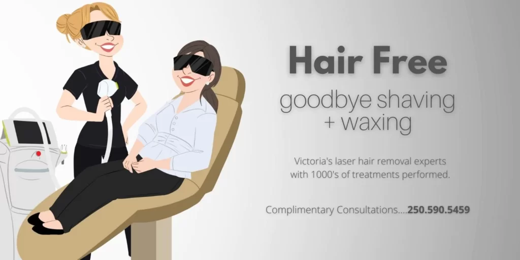 Laser Hair Removal Banner IMAGE -Glow Luxe Skin Care, VICTORIA