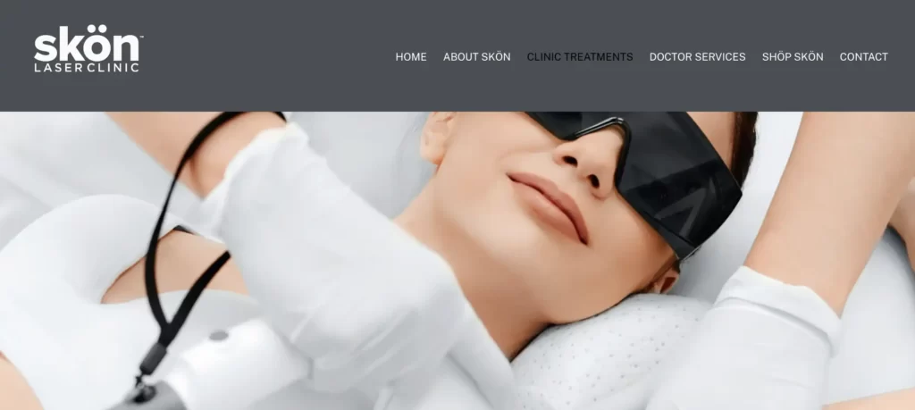 Service Page of Skön Laser Clinic for Hair Removal in Milton, Ontario