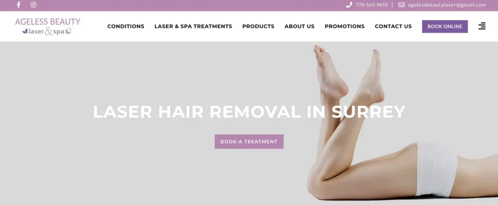 Ageless Beauty Laser Hair Removal & Spa