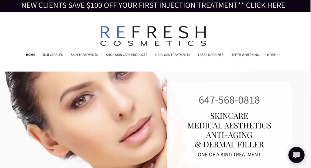 Refresh Cosmetic injections