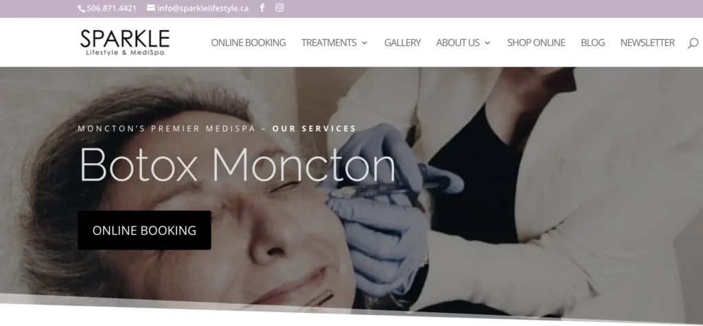 Sparkle Lifestyle & MediSpa for best botox in Moncton