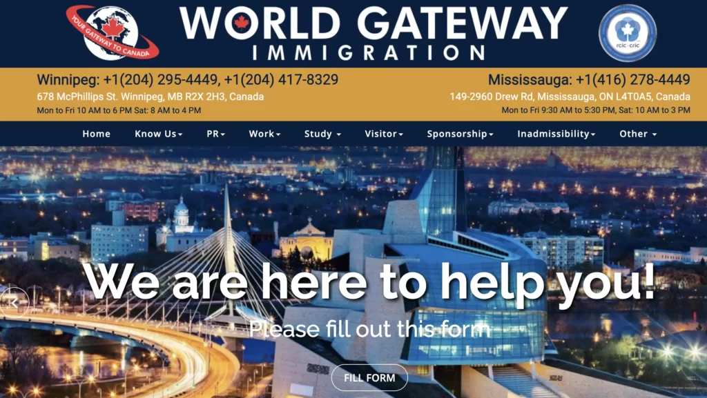 Winnipeg's World Gateway Immigration